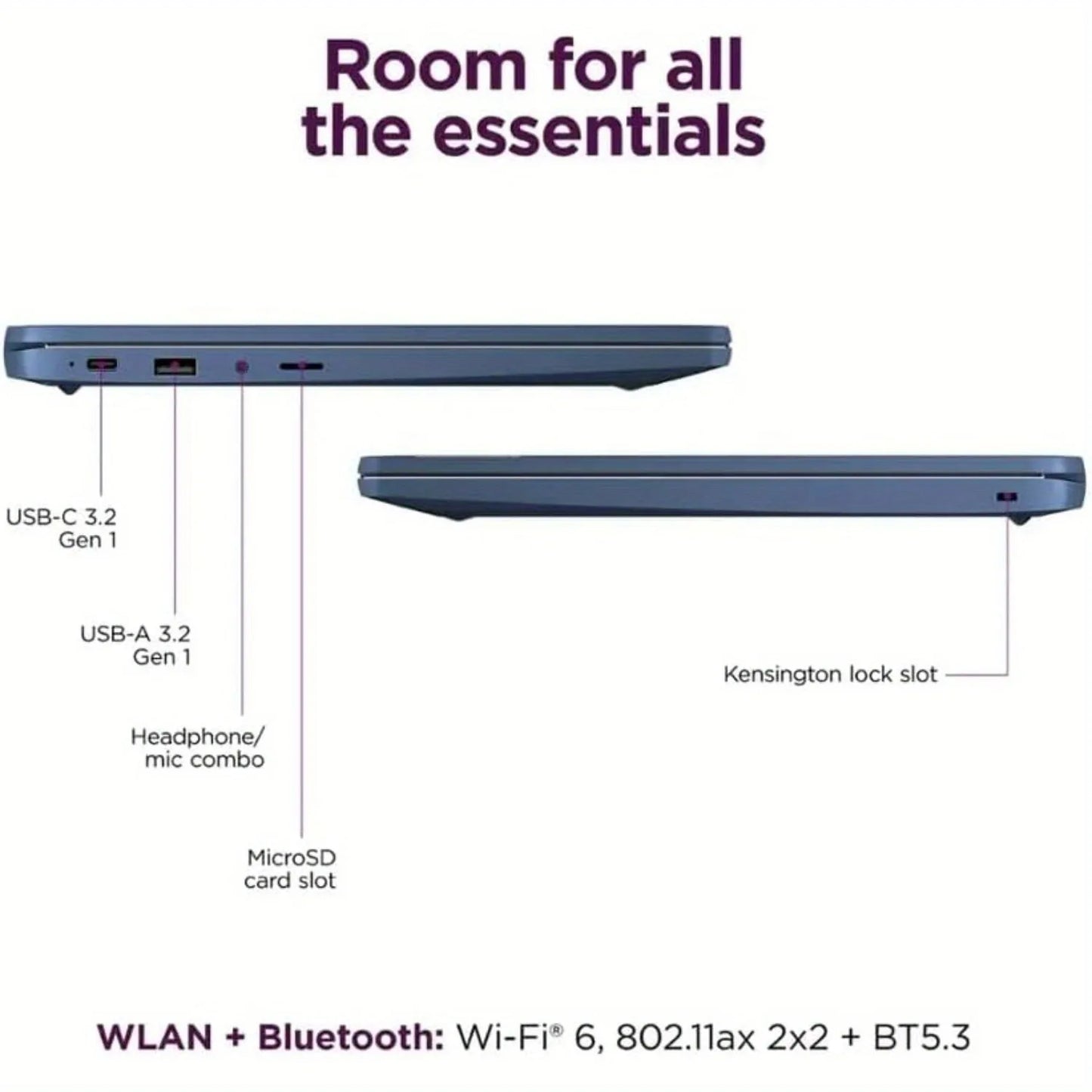 Lenovo IdeaPad Slim Chromebook Kompanio 520 Full HD