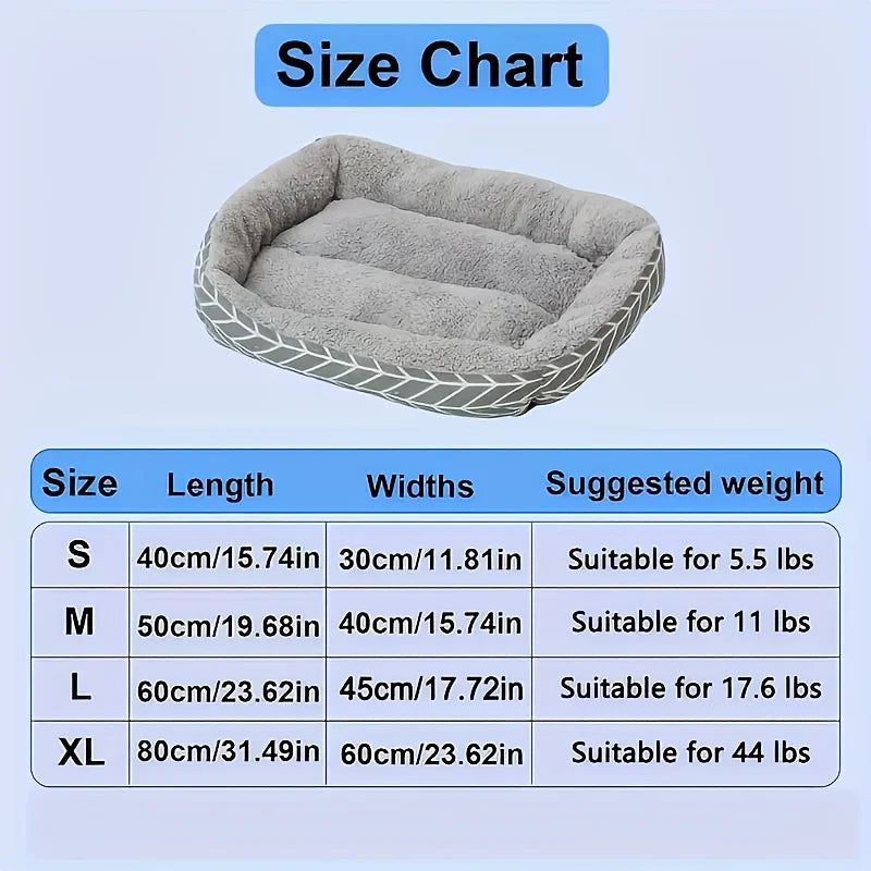 Nonecn Winter Warm Dog Soft Plush Round Pet Bed Lounge