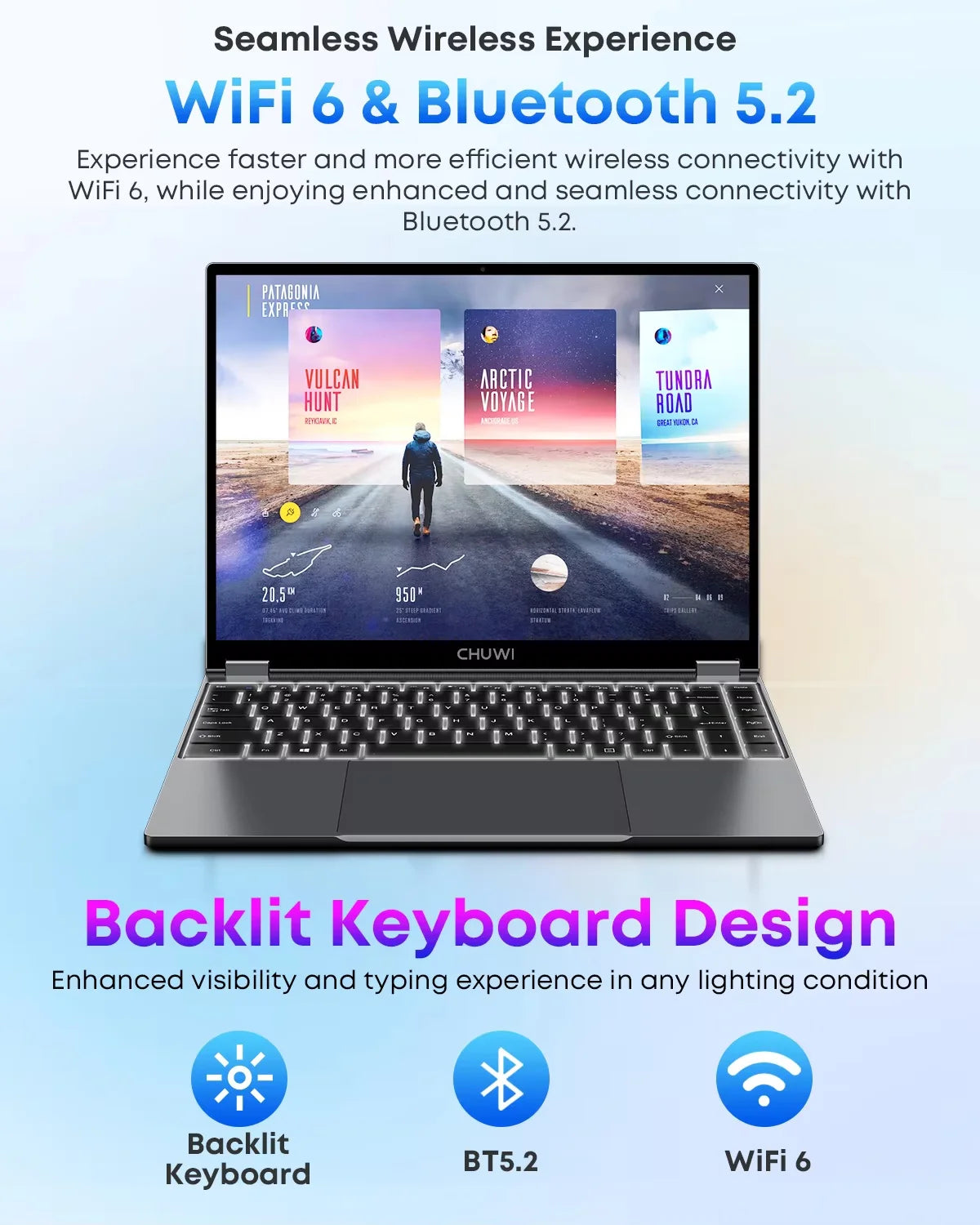 CHUWI FreeBook 2-in-1 Laptop Intel Celeron N402 16GB 512GB SSD