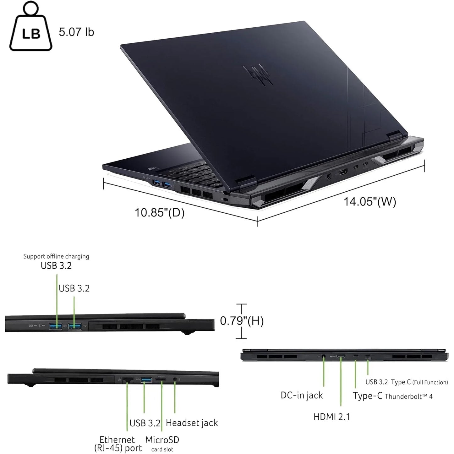 Acer Predator Helios Neo 16S Gaming Laptop RTX 5070 Ti