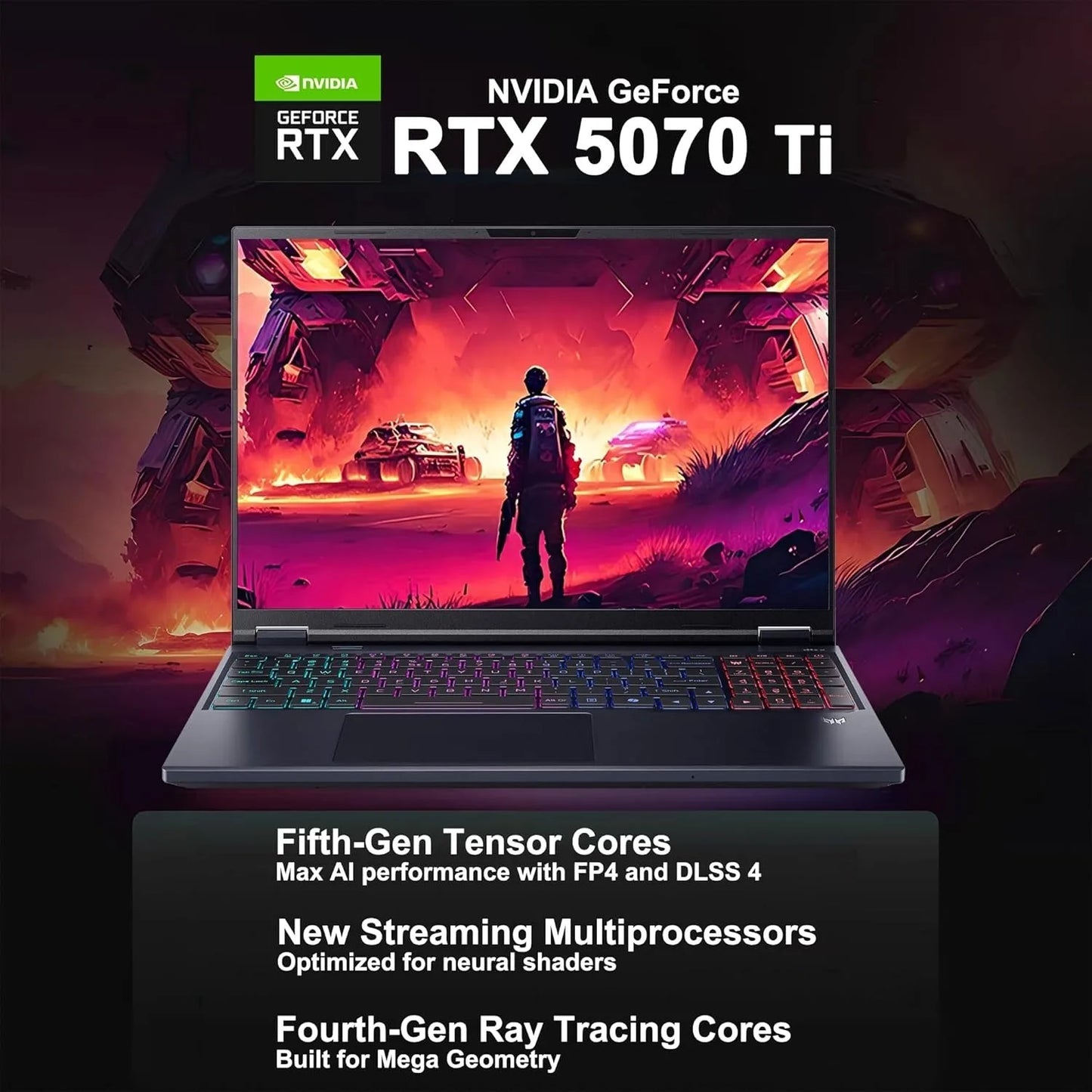 Acer Predator Helios Neo 16S Gaming Laptop RTX 5070 Ti