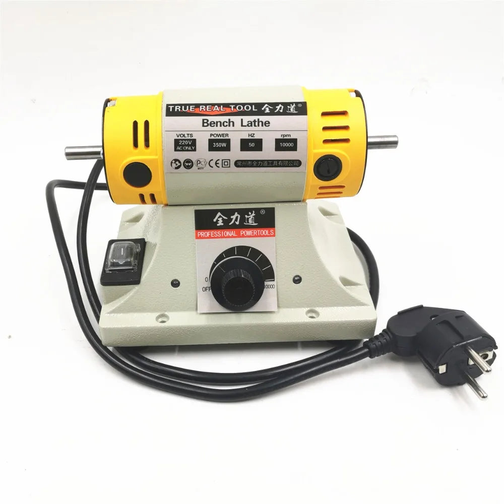 AZIYUHEA 350W Bench Polisher For Woodworking Polishing Machine 220V