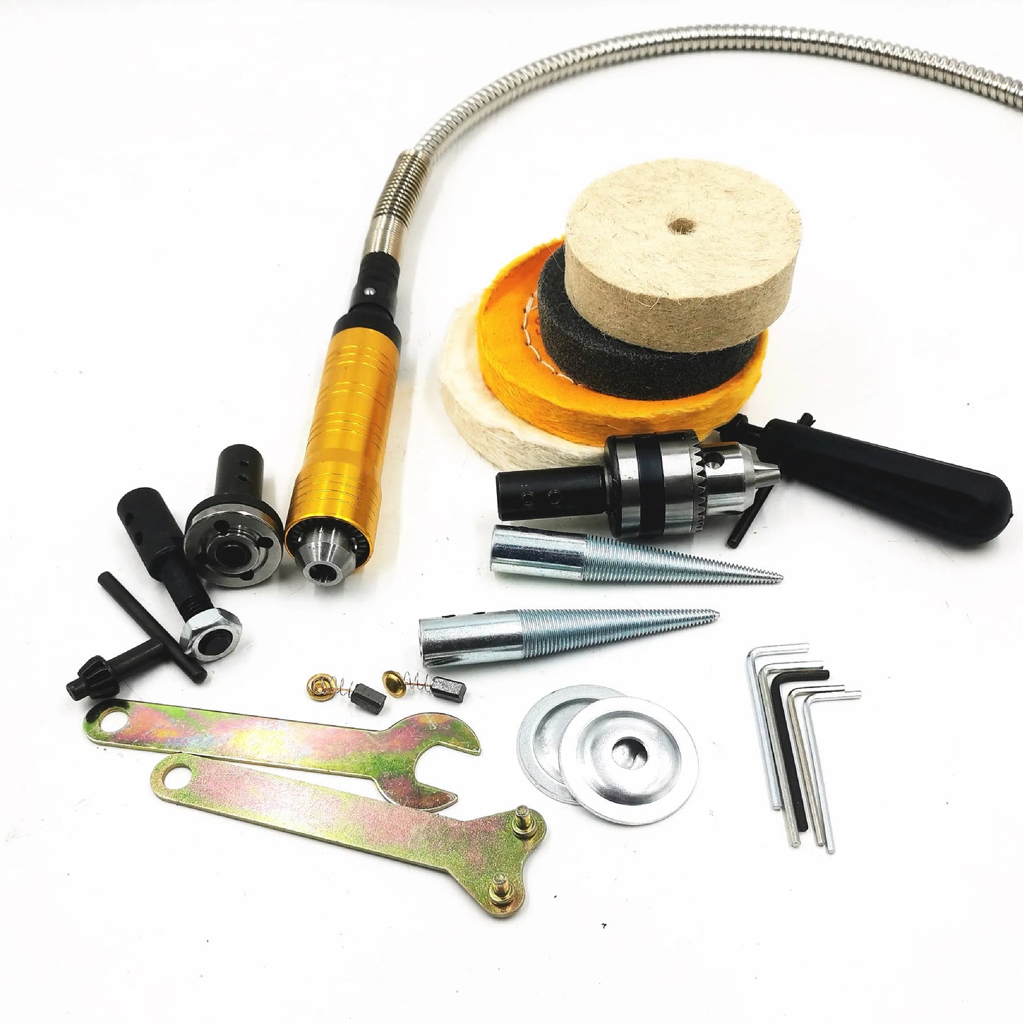 AZIYUHEA 350W Bench Polisher For Woodworking Polishing Machine 220V