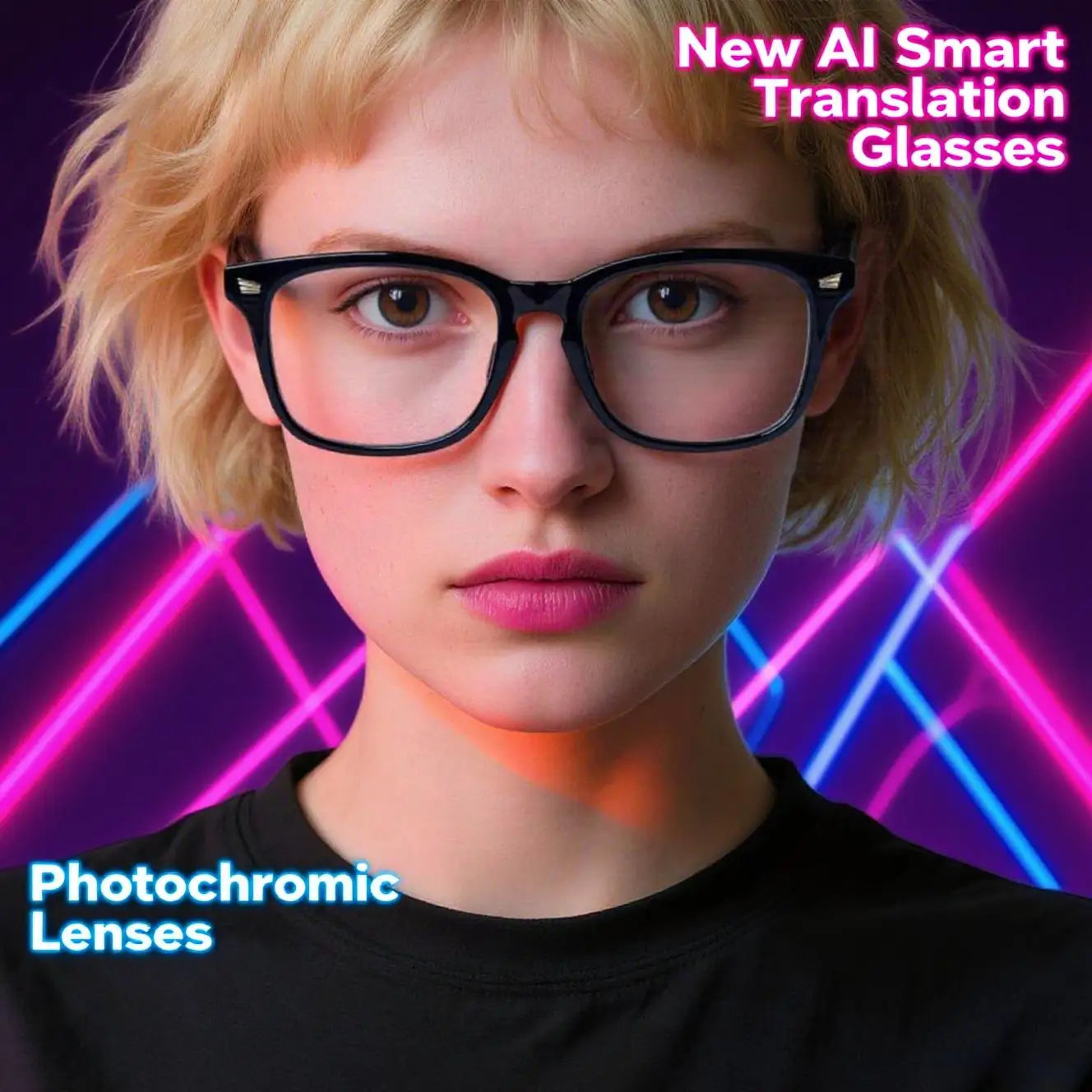 Giinova Smart Glasses With App Translation And Open Ear Audio