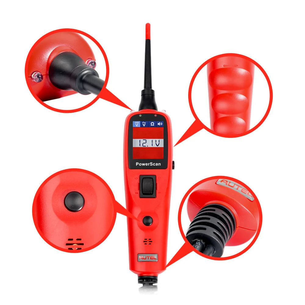 Autel PowerScan PS100 Automotive Circuit Tester With Built In Flashlight