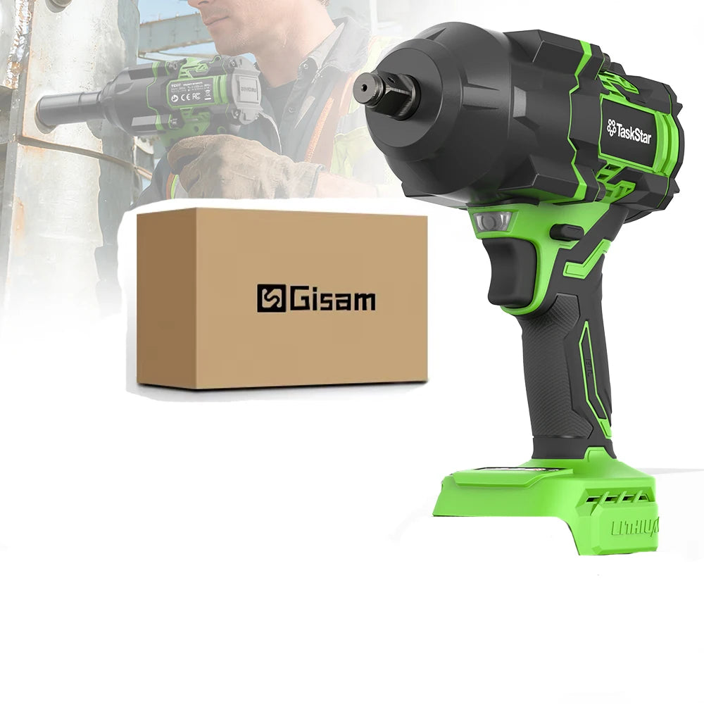 TaskStar Brushless Impact Wrench Cordless For Makita 18V Battery