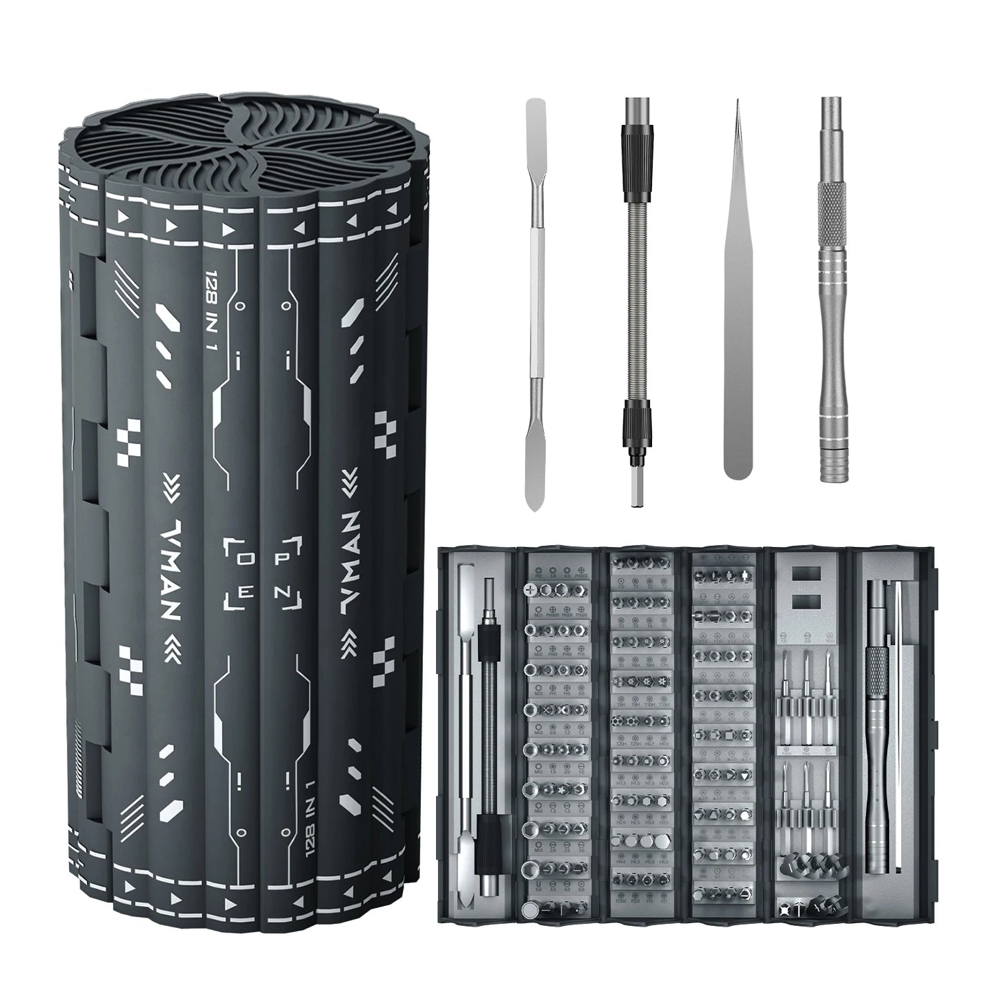 VMAN 128 in 1 Magnetic Precision Screwdriver Set for Computers