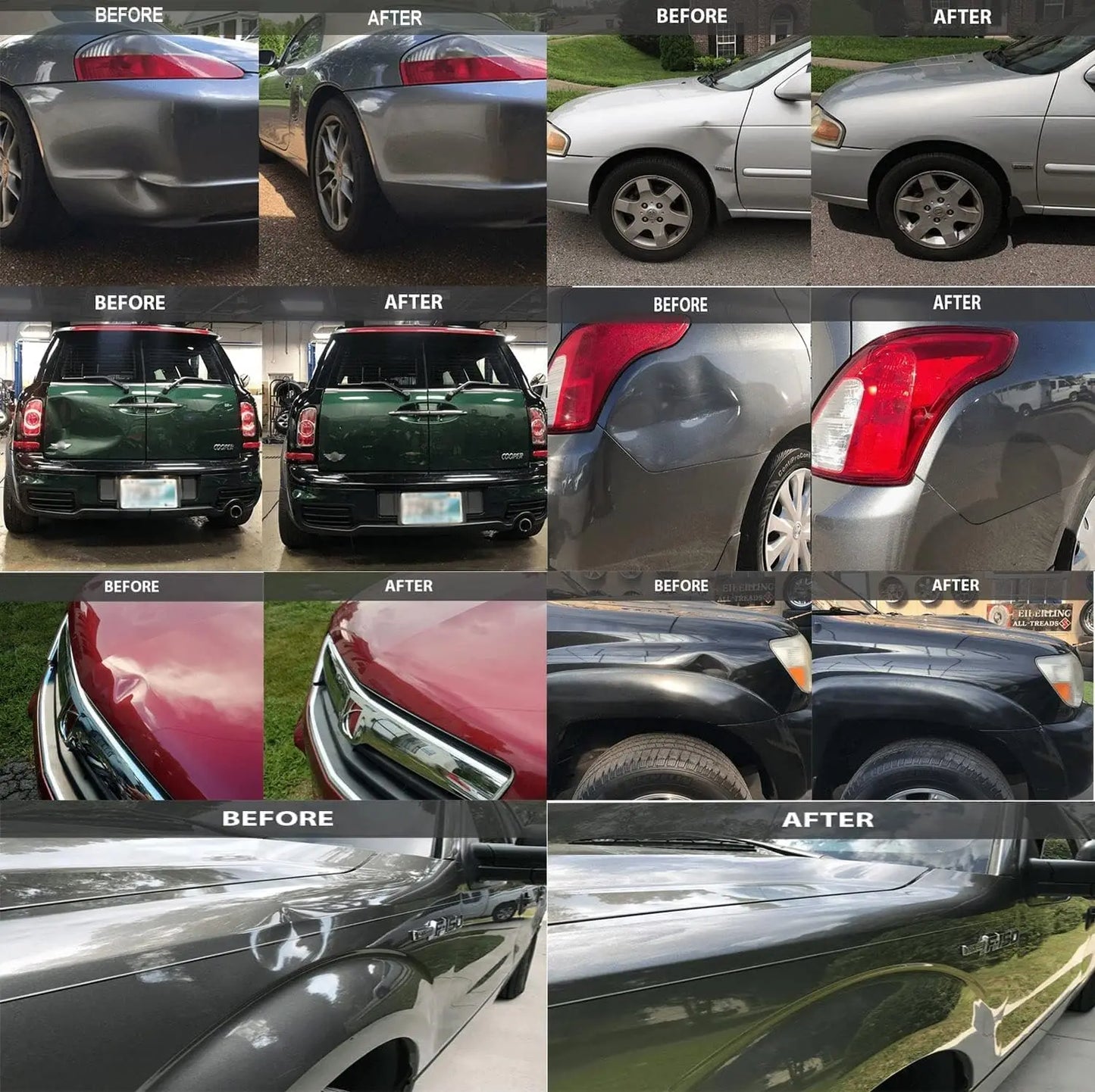 PDR Paintless Dent Removal Kit For Cars Pro Tools Included