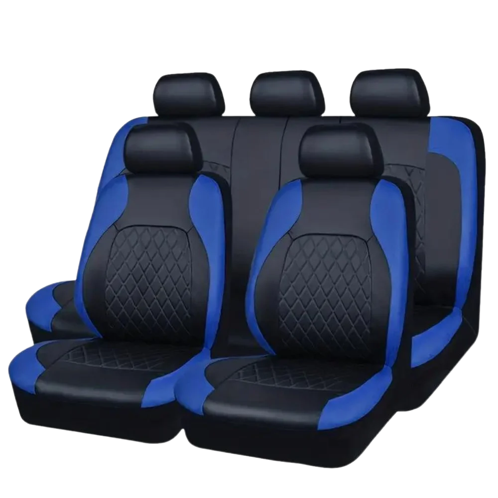 AUTOYOUTH Universal PU Leather Car Seat Covers for All Seasons
