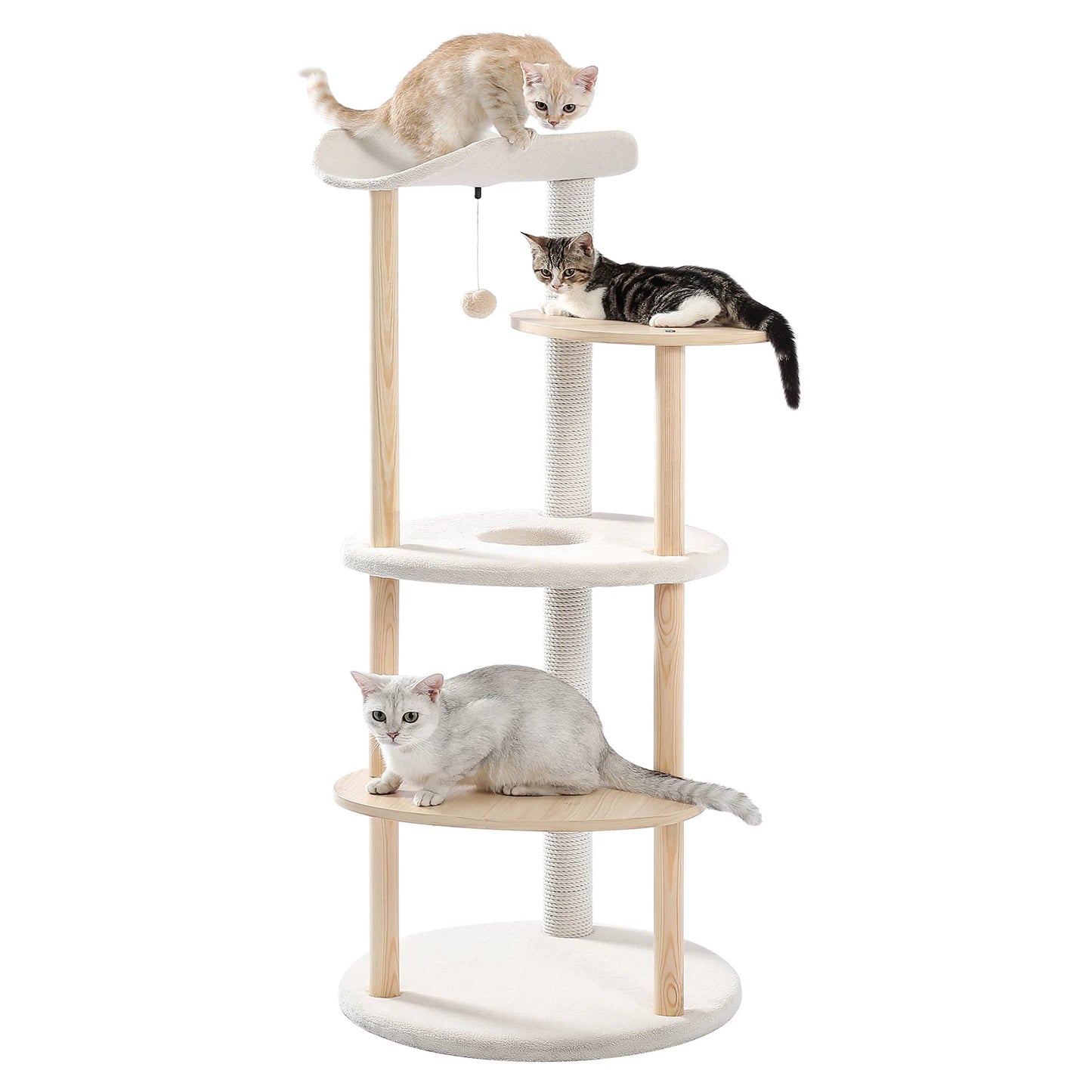 PAWZ Road Cat Tree Tower With Scratching Post And Condo