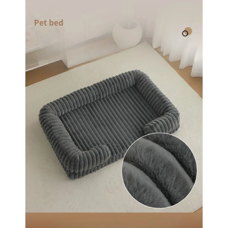 Calming Orthopedic Memory Foam Dog Bed With Removable Cover