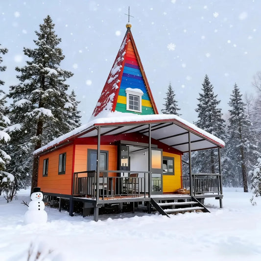 Expandable Prefab Tiny Home Portable Container For Off-Grid Living