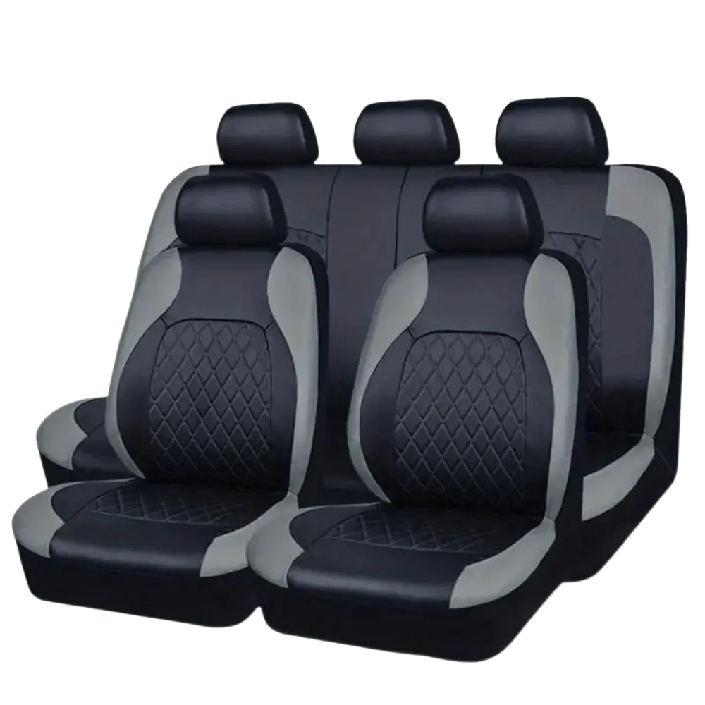 AUTOYOUTH Universal PU Leather Car Seat Covers for All Seasons