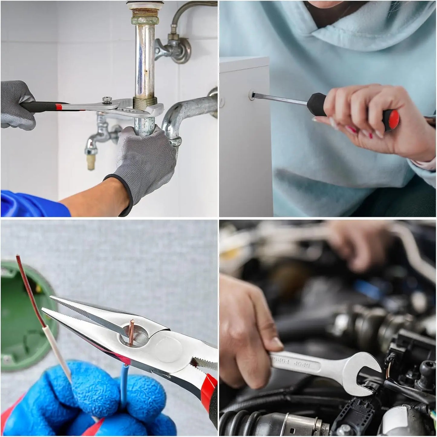 TLGREENDIY 799Piece Tool Set With Trolley Case For Home Repair