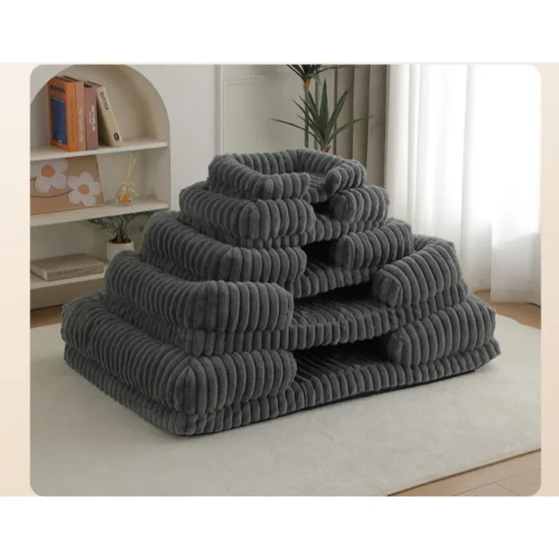 Calming Orthopedic Memory Foam Dog Bed With Removable Cover