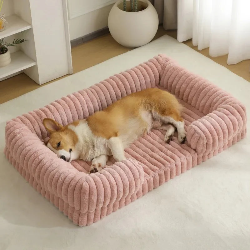 Calming Orthopedic Memory Foam Dog Bed With Removable Cover