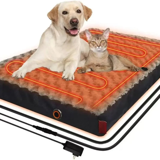 Heated Orthopedic Dog Bed With Memory Foam And Safe Voltage